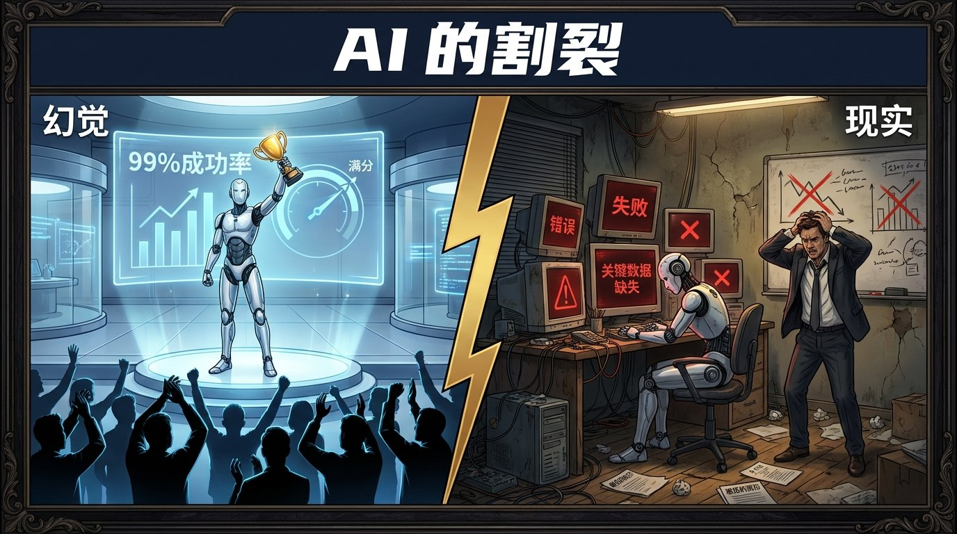 图1:理想中的智能体 vs 实际落地的智能体