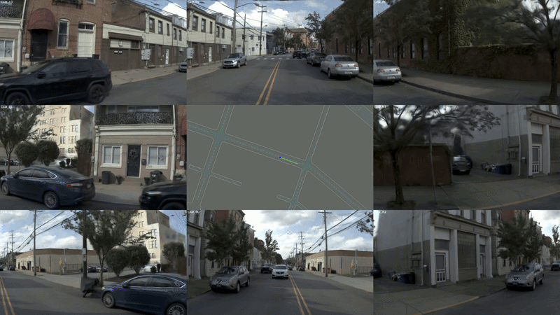 图 3 高保真闭环仿真效果图