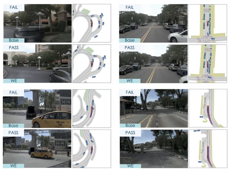 图 4 navsim 测试难例集对比